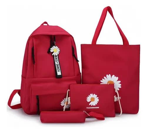 طقم حقائب ظهر بأشكال مختلفه