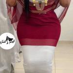 فرد كتان هنديه ربط عريض