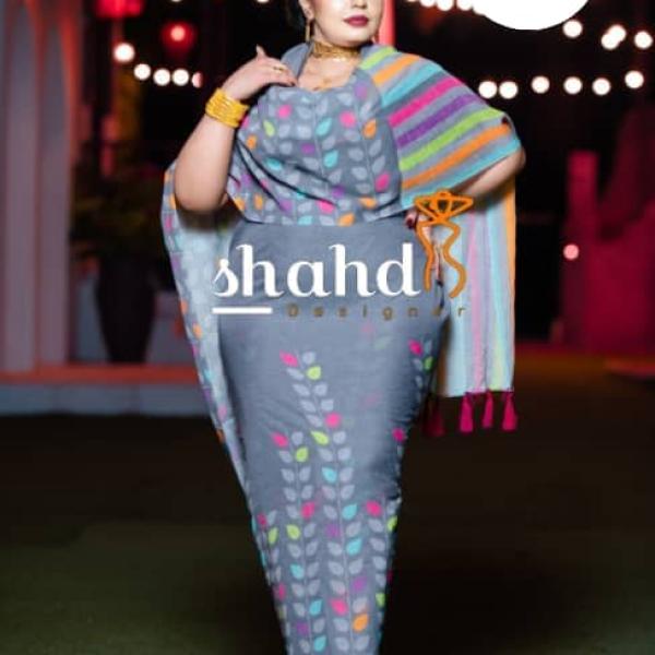 فرد كتان هنديه ربط عريض