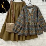 بلوزه واسكيرت