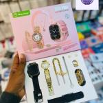 ساعة نسائيه مع اكسسوارات هدية