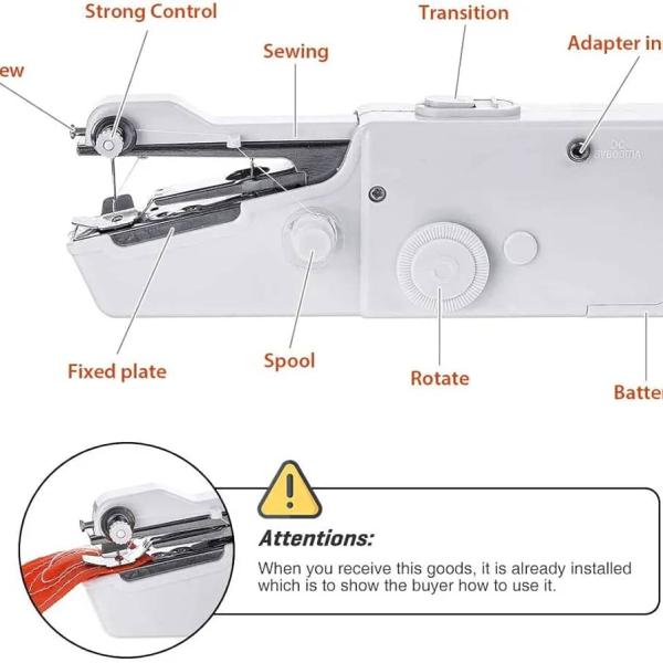 مكنة الخياطة المحمولة