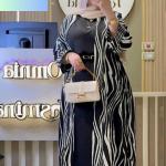 دراعه قطعتين +حزام فستان سي واي