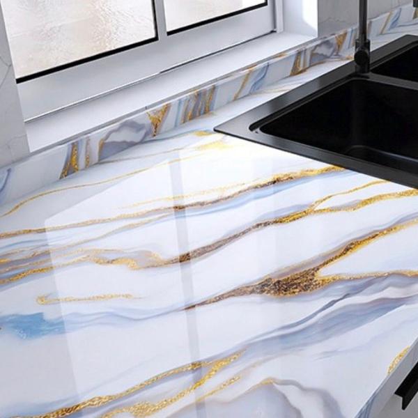 روول لاصق رخامي الألوان