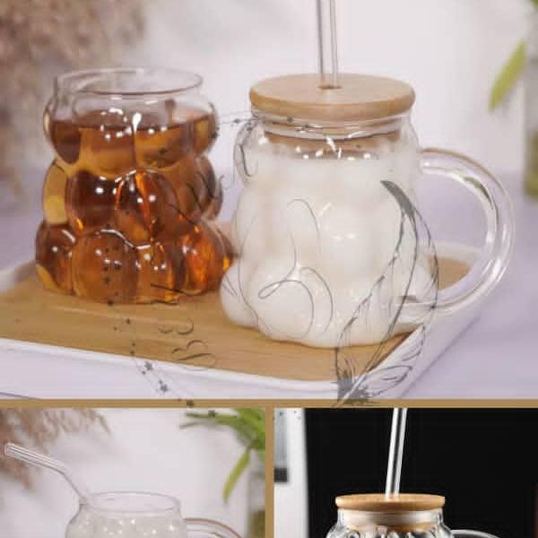 كوب زجاجي حراري